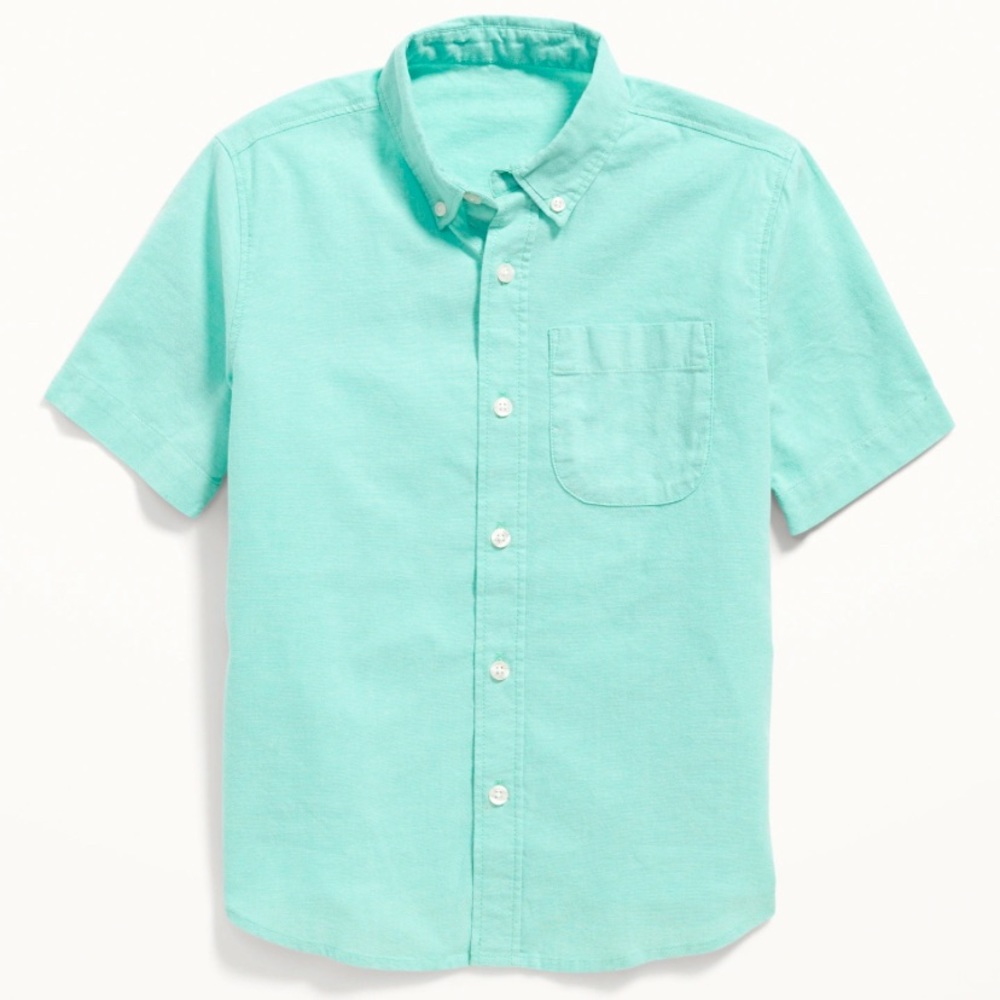Gap Kids Ice Blue Oxford Button Down